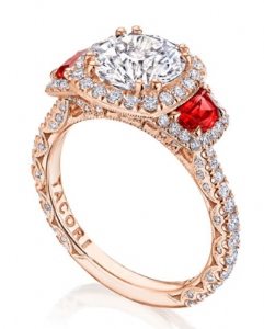 TACORI Petite Crescent and RoyalT Engagement Ring