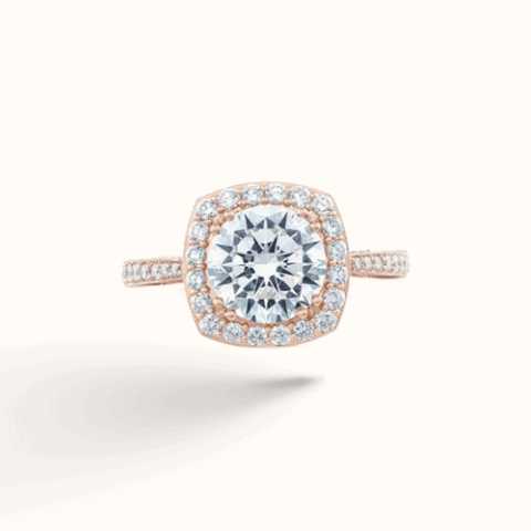14K Rose gold & 0.38 ct Diamonds 14K Rose gold & 0.38 ct Diamonds
